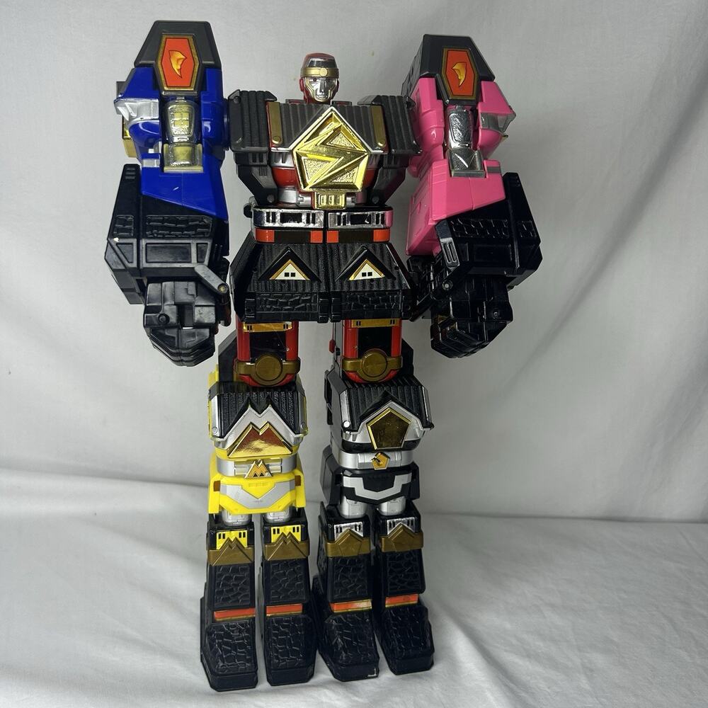 1995 BANDAI Mighty Morphin Power Rangers Deluxe Shogun Megazord *INCOMPLETE